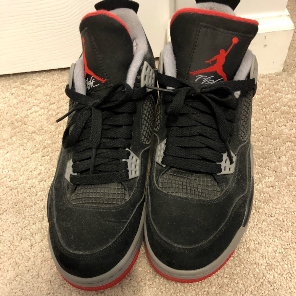 Jordan BRED IVs men’s size 8